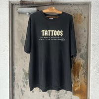 90s TATTOOS THE BODY IS GOD'S TEMPLE. IT'S UP TO US TO WALLPAPER IT.   T-shirt All Sport XL