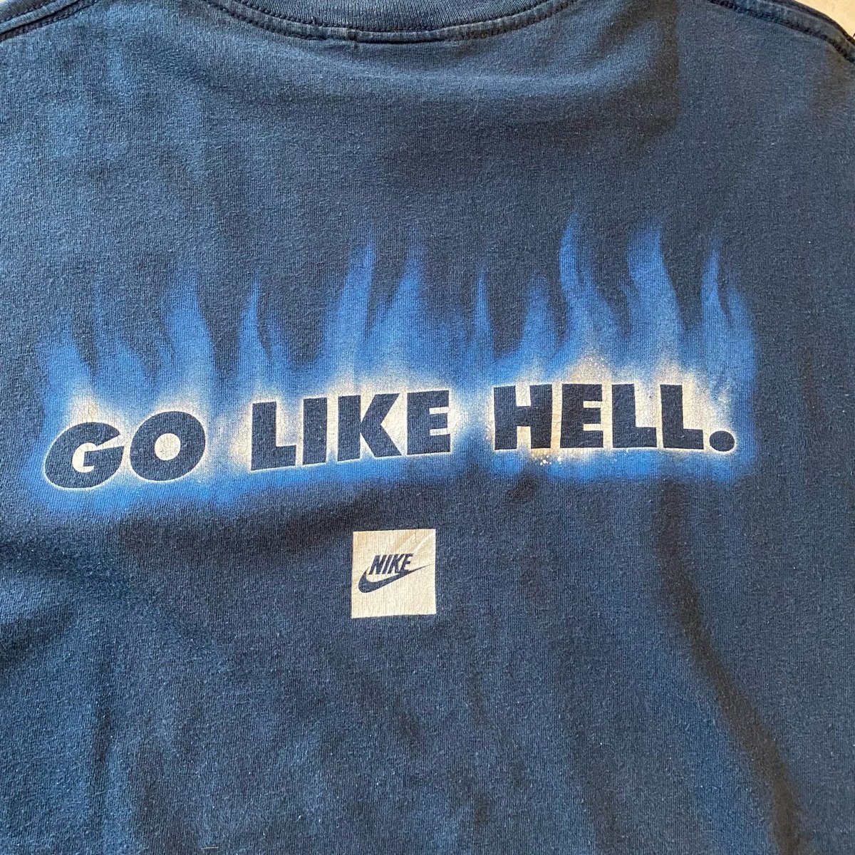 Nike Go-Like-Hell T-shirt XL ネイビー | clique vint