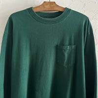 90s Dickies long sleeve pocket T-shirt XL Green USA