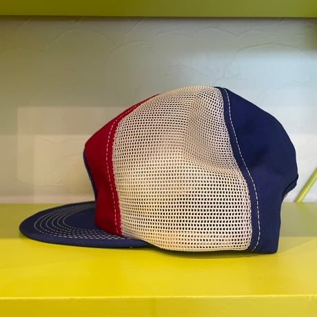 70s~ SAN JUAN SEA FOODS Mesh スナップバックCap K-PRODUCTS made in usa