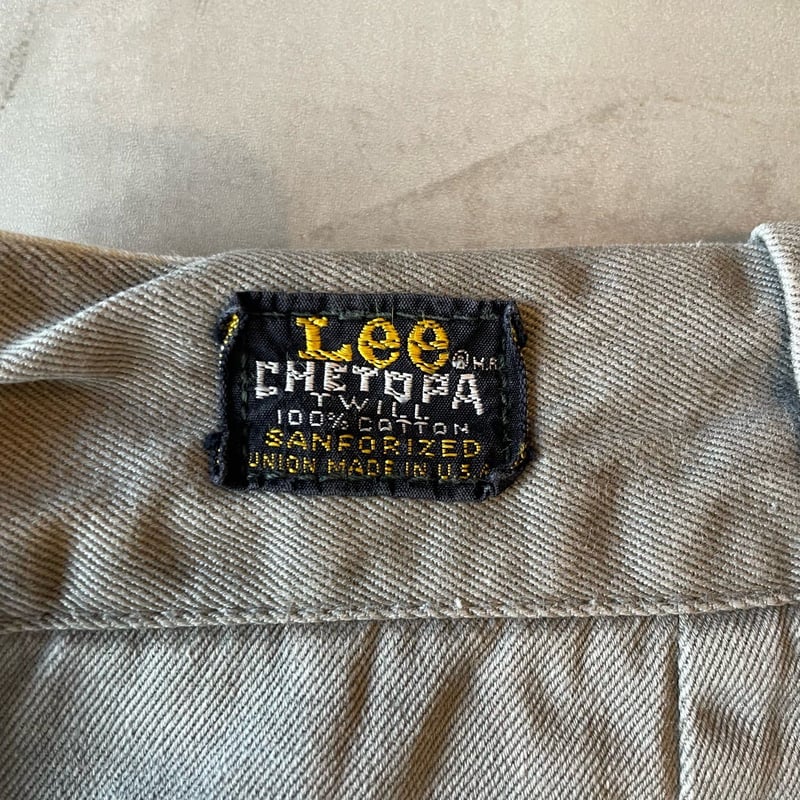50s Lee CHETOPA Cotton Twill Pants W84 | clique