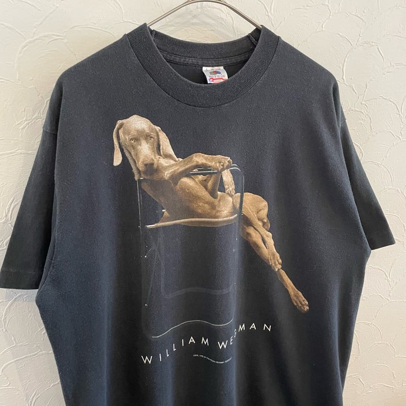 90s WILLIAM WEGMAN Art T-shirt L | clique vinta 90s WILLIAM WEGMAN Art T-shirt L | clique vinta