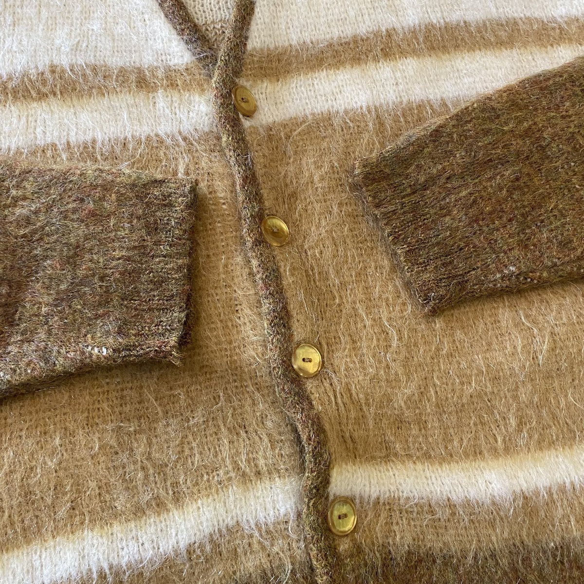 50s60s FORUM Mohair Cardigan L