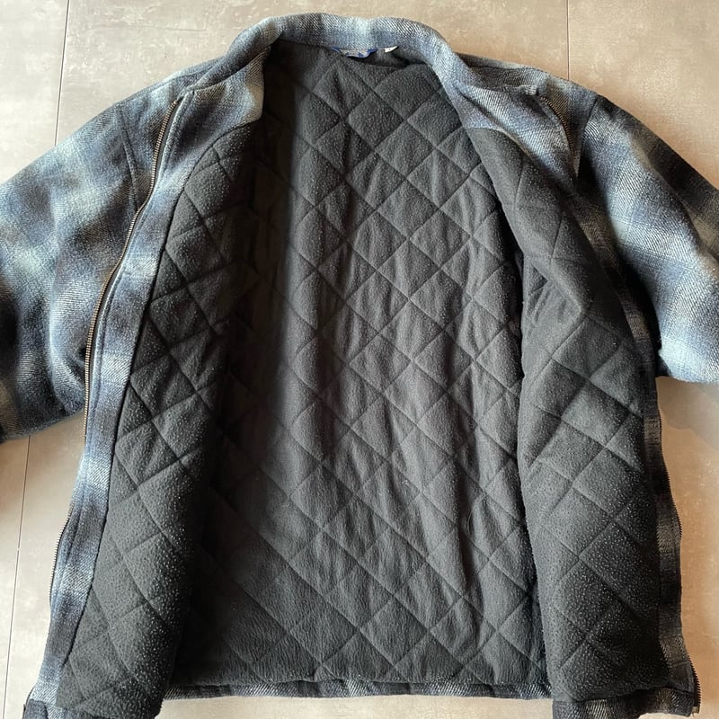 90s BILLABONG Ombre Check Pattern Wool Jacket L