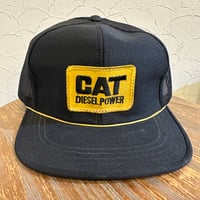 80s90s CAT DIESEL POWER キャタピラー メッシュcap