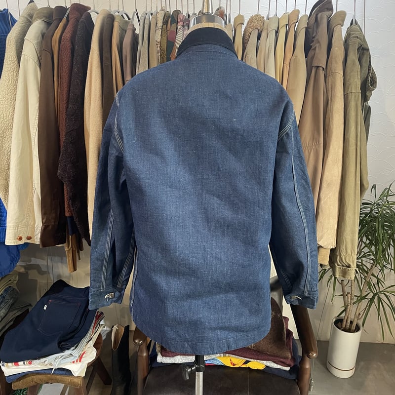 80s Sears Work Leisure Denim Coverall M | cliqu