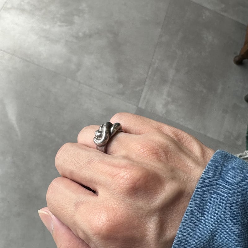 Vintage Swell Design Silver 925 Ring 15号 | cliq