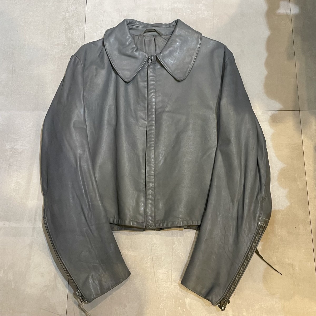 70s~ German navy Submarine Leather Jacket | cli