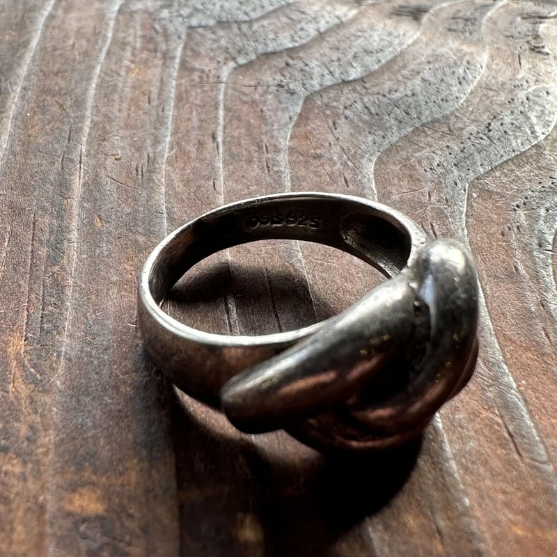 Vintage Swell Design Silver 925 Ring 15号 | cliq