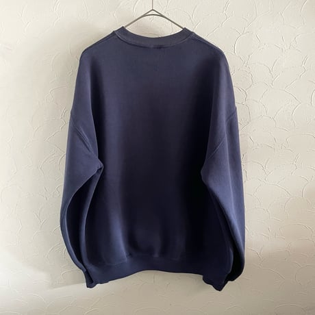 80s90s Jerzees MICHIGAN ASSOCIATIONS LAKE AND STREAM Print Sweat XL made in usa Navy