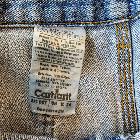 Carhartt Double Knee  Denim Pants W38