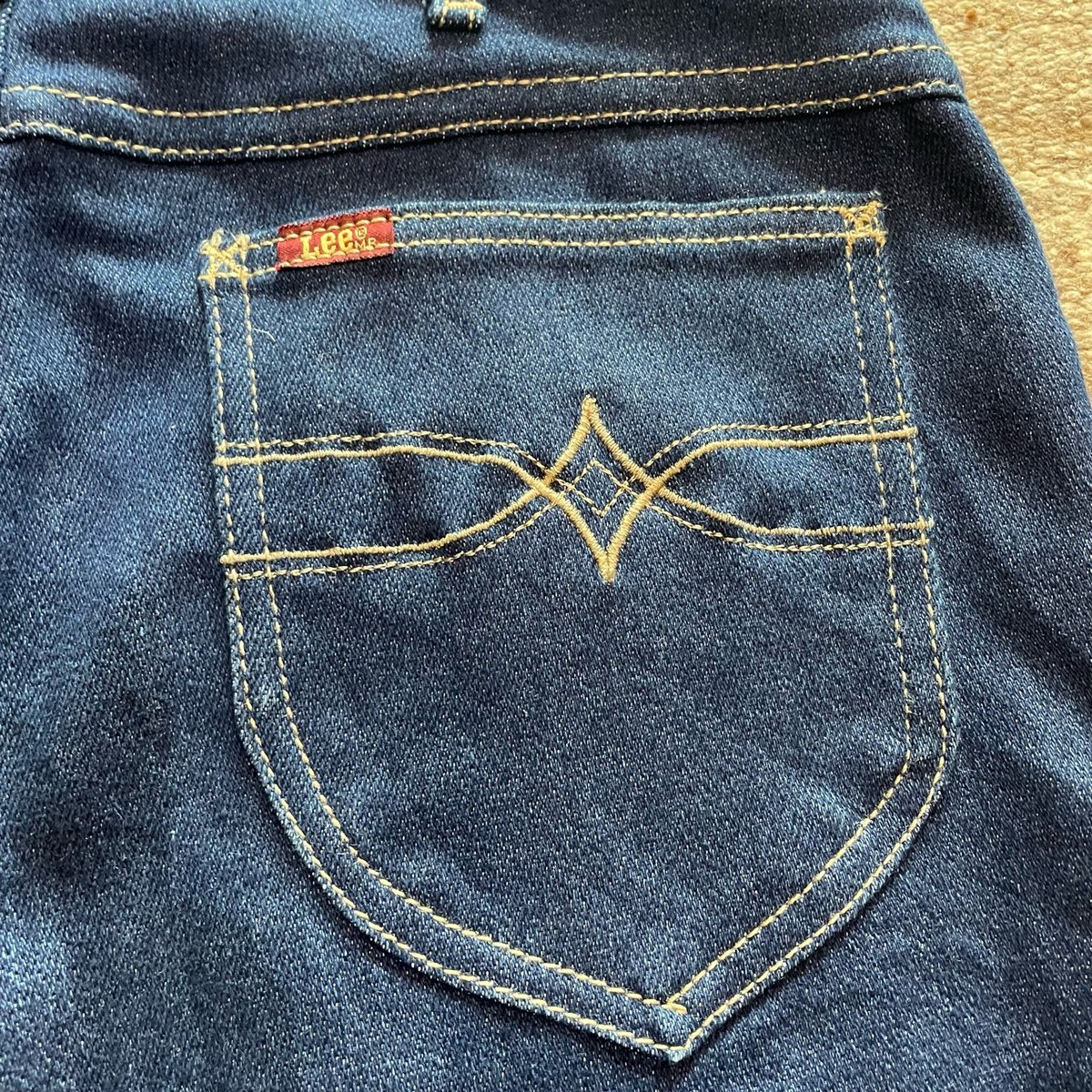 Lee の**ディスプレイ Lee 80s Lee 212-2046 Denim Pants Bootcut 濃紺 made in