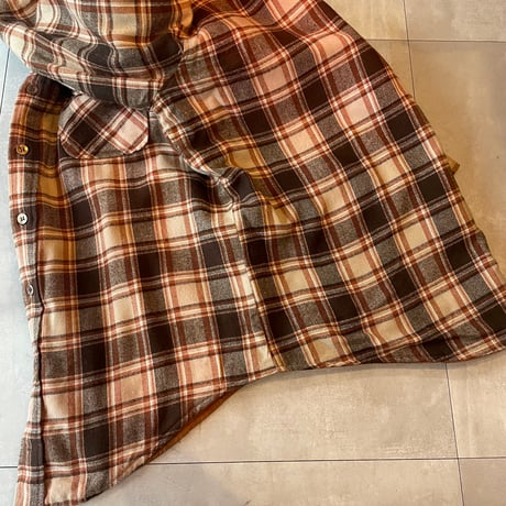 80s~ ENVOY Acrylic Flannel Shirt L