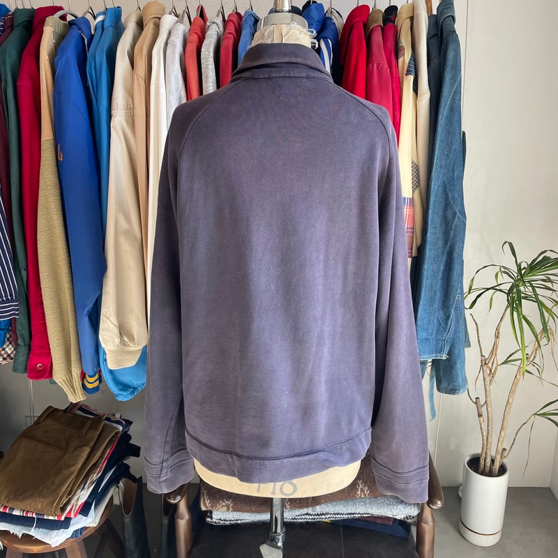 80s~ STONE ISLAND Zip up Sweat M LAMPO made in