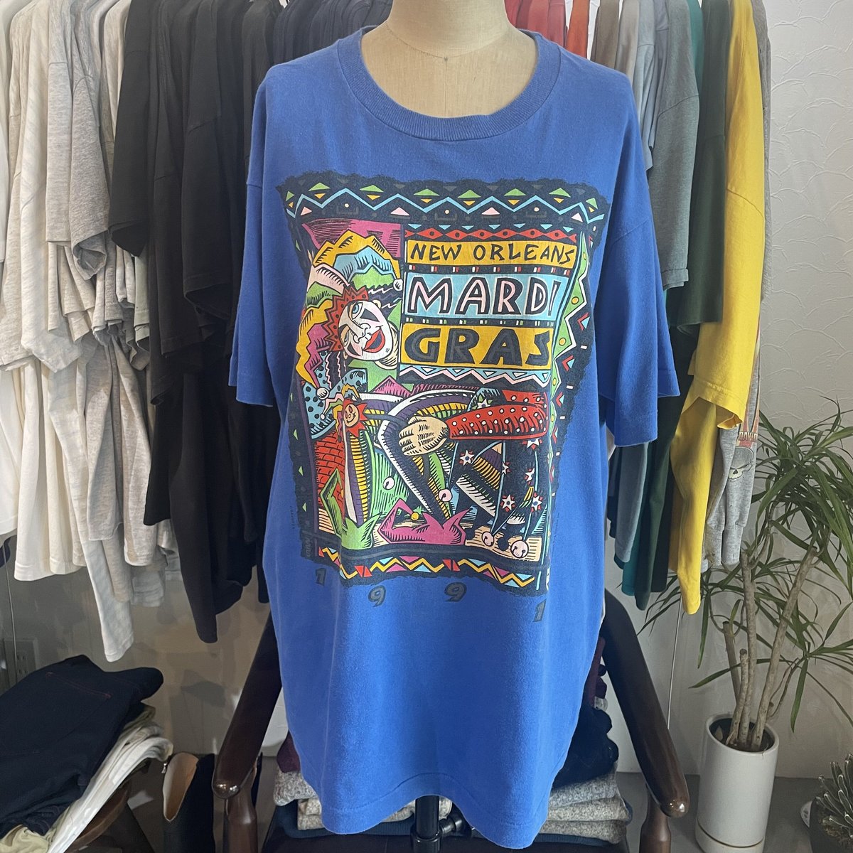 90s NEW ORLEANS MARDI GRAS 1991 T-shirt | cliqu