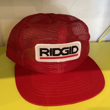 80s RIDGID メッシュスナップバックCap