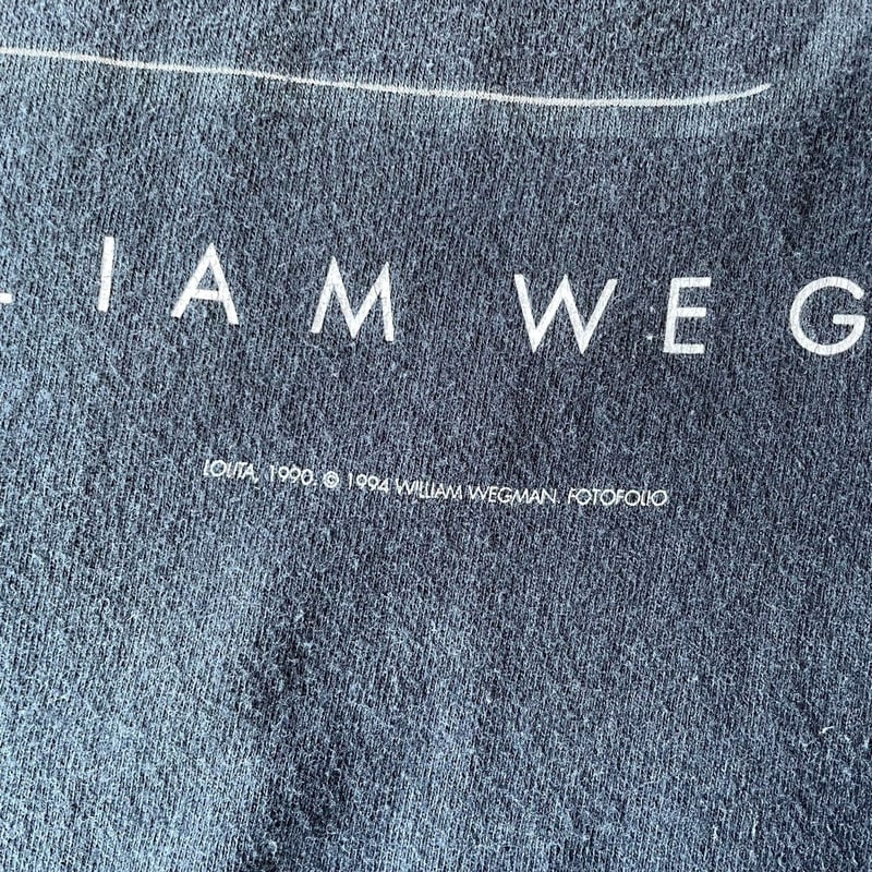 90s WILLIAM WEGMAN Art T-shirt L | clique vinta