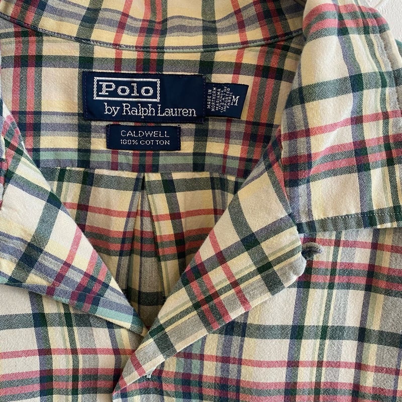 Polo by Ralph Lauren Check Opencolor Shirt 開襟シャ Polo by Ralph Lauren Check Opencolor Shirt 開襟シャ