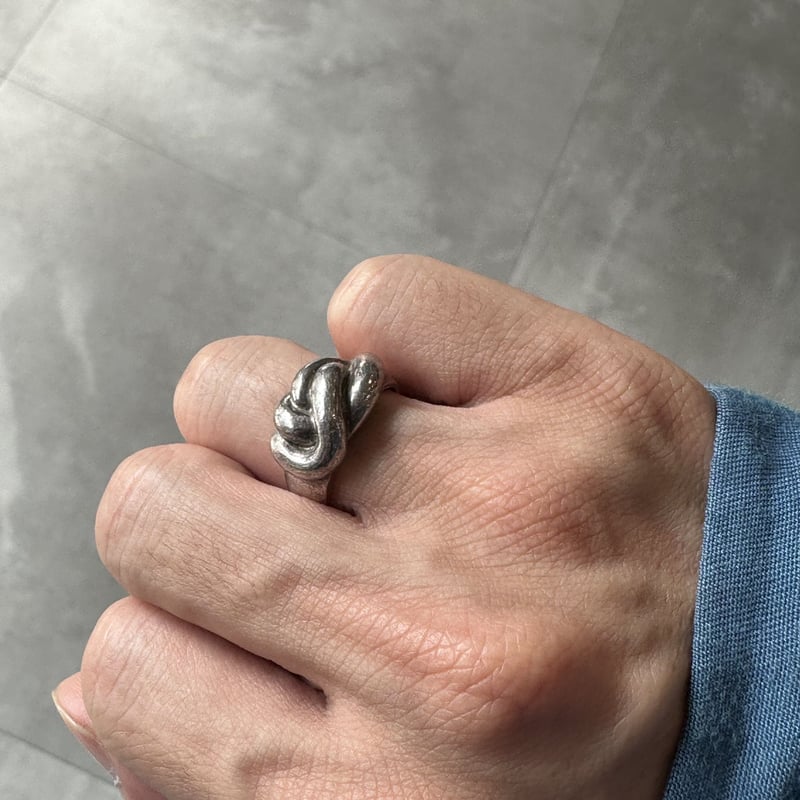 Vintage Swell Design Silver 925 Ring 15号 | cliq