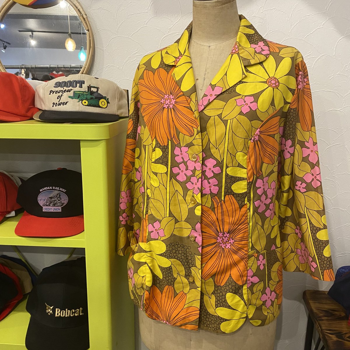 70s GRAFF Design Shirt 七部丈サイケデリックヒッピー | clique