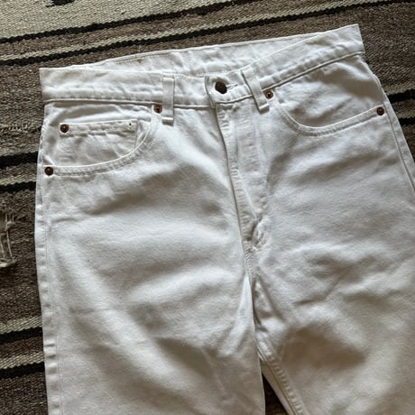90s Levi's 505 W32 L34 USA White