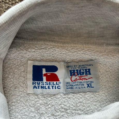 90s Russell Athletic HIGH COTTON Turtle Neck Sweat XL made in usa