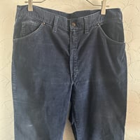 70s Big Yank corduroy Flare Pants ネイビー