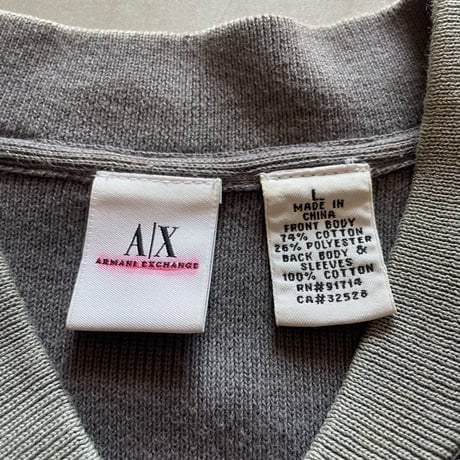 00s Armani Exchange Switching Knit L