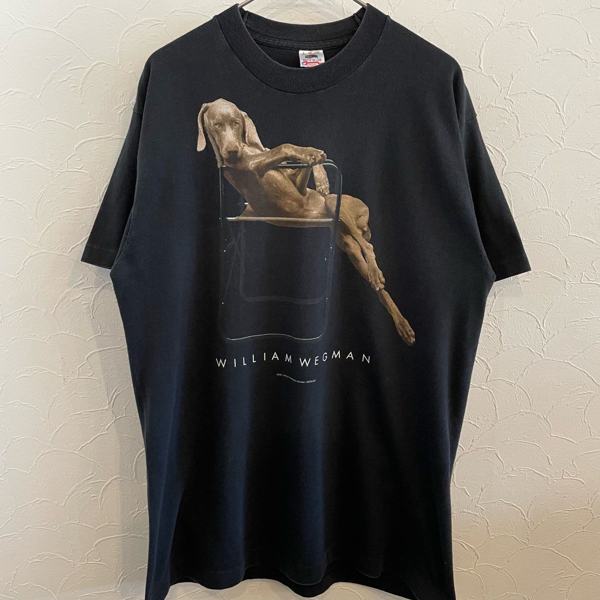 90s WILLIAM WEGMAN Art T-shirt L | clique vinta 90s WILLIAM WEGMAN Art T-shirt L | clique vinta