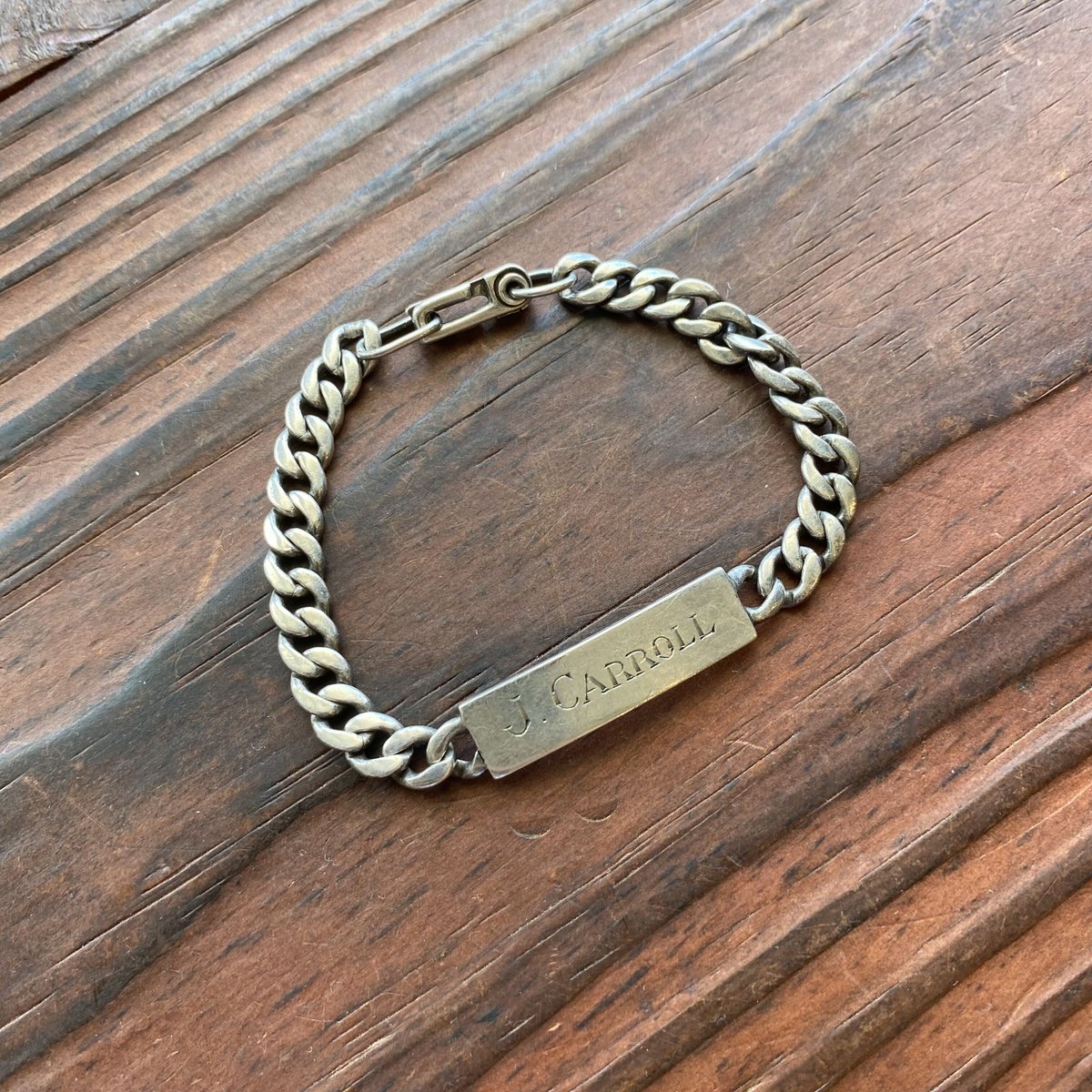 40s'ビンテージ IDブレスレット 古着 バイカー ロカビリー チョッパー Levi's - 40年代 VINTAGE ID BRACELETの通販 by mj23's shop