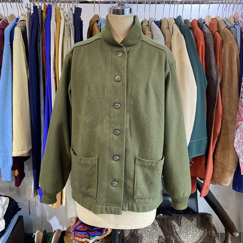 70s US ARMY OG-108 Field Liner Jacket 20 woman' 70s US ARMY OG-108 Field Liner Jacket 20 woman'