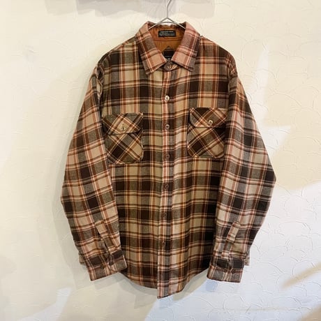 80s~ ENVOY Acrylic Flannel Shirt L