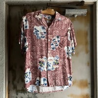 60s PILGRIM Sears Hawaiian Rayon shirt 14 1/2