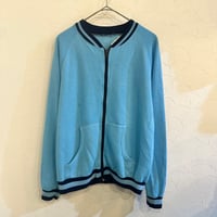 70s KingsRoad Sears Zip up Sweat Cardigan L