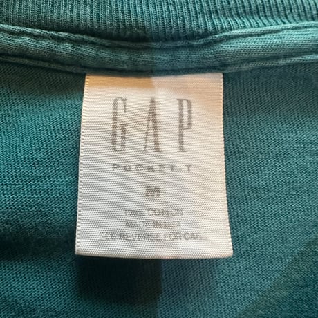 90s GAP POCKET-T M USA Green