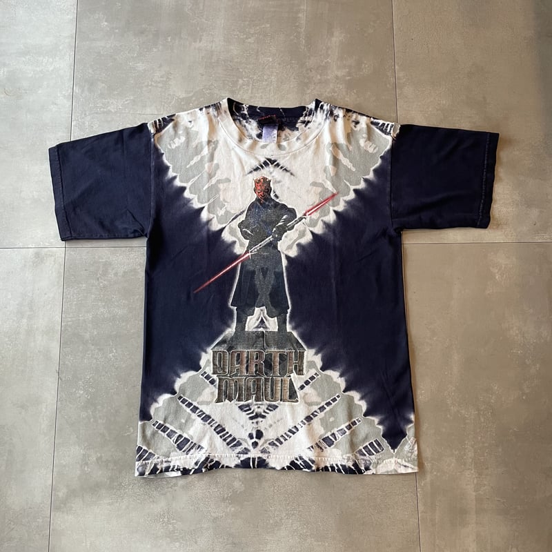 90s STAR WARS DARTH MAUL Tie dye T-shirt | cli