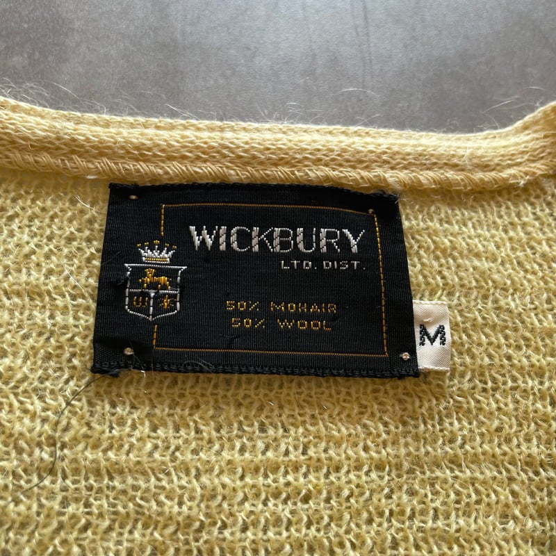 60s WICKBURY Mohair Cardigan M | clique vintage