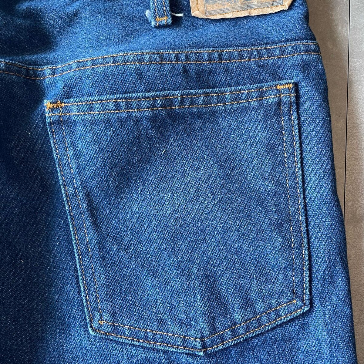 70s JCPenney PLAIN POCKETS Denim Pants W38 | cl