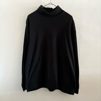 90s ST.JOHN’S BAY Turtle Neck Cotton Long Sleeve Tops L Black