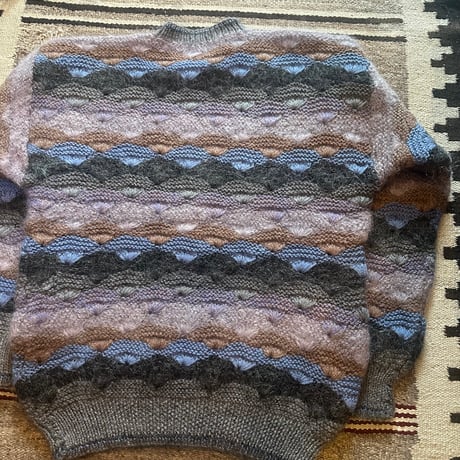 80s Mohair knit sweater S