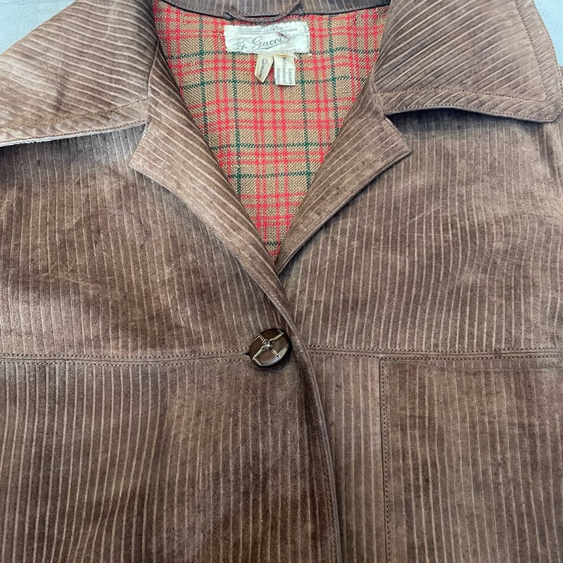 70s Gucci Leather Coat 44 made in Italy Brown | 70s Gucci Leather Coat 44 made in Italy Brown |