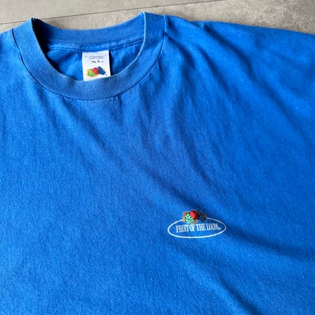 90s Fruit of the loom one point T-shirt XL Bule
