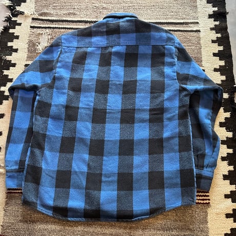 80s90s FIVE BROTHER Flannel Check Shirt M