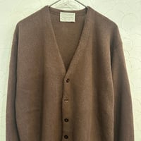 70s80s LORD JEFF ORLON Cardigan L ブラウン