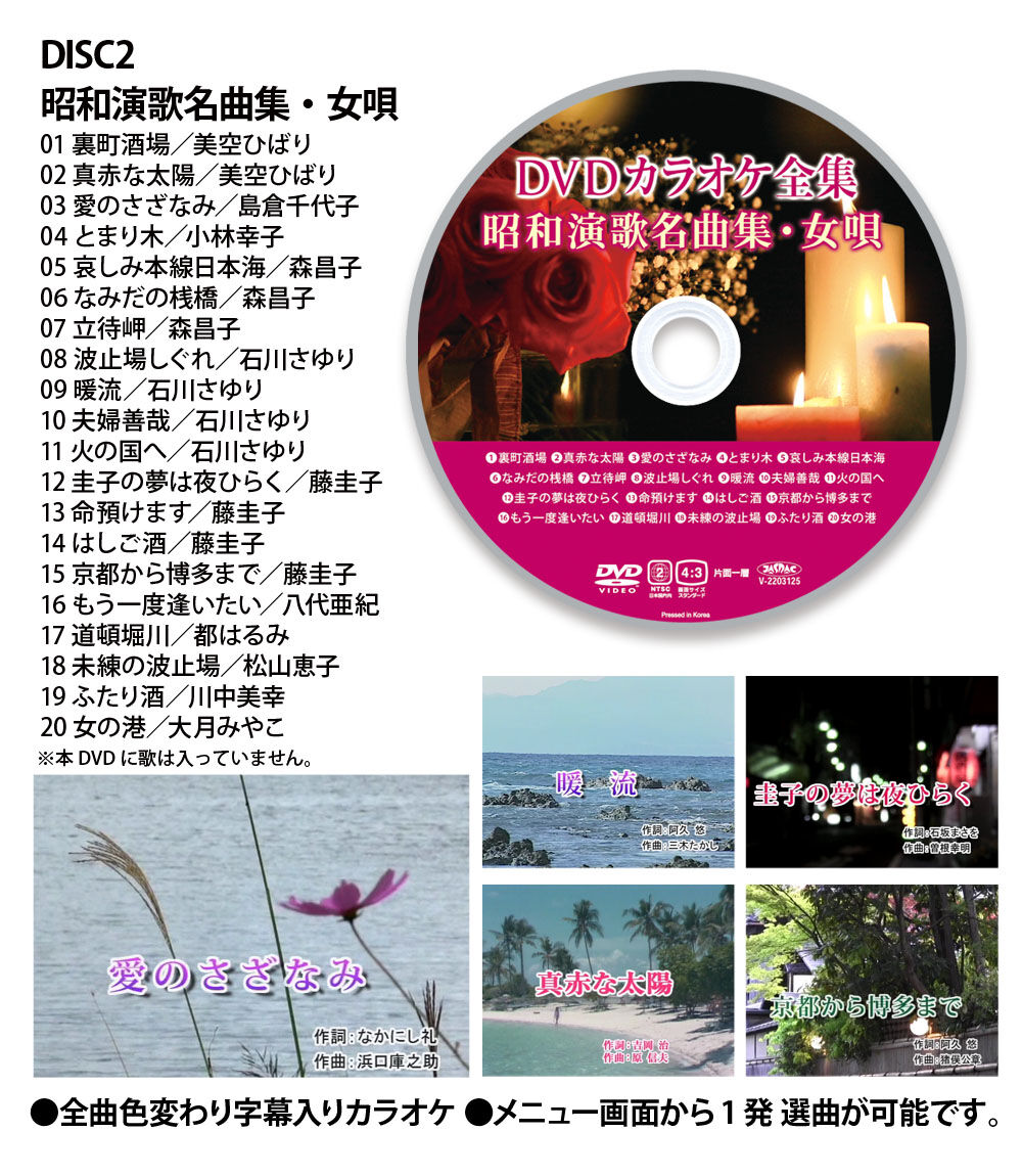 DVD　ベスト・ヒット・コレクション2（DVD-BOX）　DVDカラオケ全集　STORE