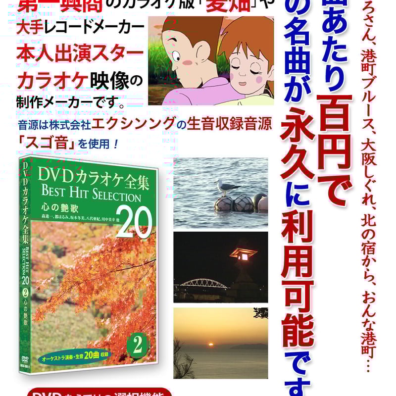 カラオケDVD全175曲 カラオケDVD全175曲