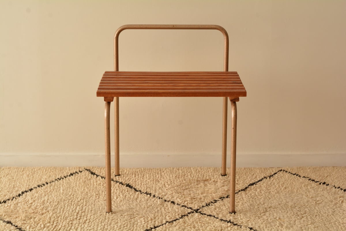 コートラック Les Arcs Charlotte Perriand ペリアン stoop | Wall Shelf and Coat Rack from Les Arcs 1800 in Pine