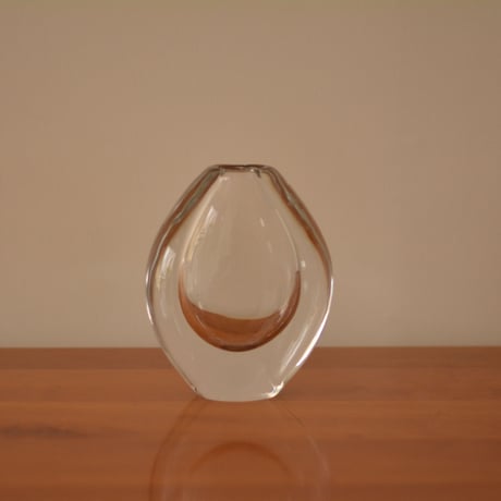Orrefors bud vase / Sven Palmqvist(1970)