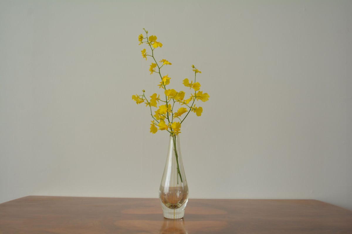 イタリア製☆ GIRAR ステンドガラス風 花瓶☆*。 Scandinavia vintage