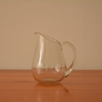 Nuutajärvi glassworks bubble glass jug "GN7" / Gunnel Nyman (1940)